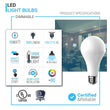 LED Light Bulbs A21 16 Watt 1600 Lumens 5000K Daylight White Dimmable E26 Base Damp Location, Standard LED Bulbs - LEDMyPlace Load image into Gallery viewer, LED Light Bulbs A21 16 Watt 1600 Lumens 5000K Daylight White Dimmable E26 Base Damp Location, Standard LED Bulbs - LEDMyPlace