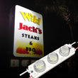 LED Module Lights, Pure White, 3 LEDs/Mod, DC12V, 2.5W, LED Waterproof Decorative Light for Letter Sign Advertising Signs with Tape Adhesive Backside (45 - Pack) - LEDMyPlace Load image into Gallery viewer, LED Module Lights, Pure White, 3 LEDs/Mod, DC12V, 2.5W, LED Waterproof Decorative Light for Letter Sign Advertising Signs with Tape Adhesive Backside (45 - Pack) - LEDMyPlace