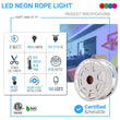LED Neon Rope Light, 120V, UL Listed, Waterproof IP65 RATED, >80 CRI, Neon Flex (Blue, Green, Red, Pink) - LEDMyPlace Load image into Gallery viewer, LED Neon Rope Light, 120V, UL Listed, Waterproof IP65 RATED, >80 CRI, Neon Flex (Blue, Green, Red, Pink) - LEDMyPlace
