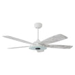 Striker 52 in. 5-Blade Best Smart Ceiling Fan with Dimmable LED Light, White/Marble Pattern, Works w/ Remote Control/Alexa/Google Home/Siri Load image into Gallery viewer, Striker 52 in. 5-Blade Best Smart Ceiling Fan with Dimmable LED Light, White/Marble Pattern, Works w/ Remote Control/Alexa/Google Home/Siri