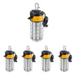 LED Temporary Work Lights with Cage, 150W 5000K 18000LM Plug and Play, Linkable, Jobsite Lighting, IP64, Portable Hanging Work Construction Light - LEDMyPlace Load image into Gallery viewer, LED Temporary Work Lights with Cage, 150W 5000K 18000LM Plug and Play, Linkable, Jobsite Lighting, IP64, Portable Hanging Work Construction Light - LEDMyPlace