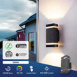 LED Up & Down Wall Lights Outdoor, Square, 2x6W, AC100 - 277V, Waterproof Wall Sconce in 2 Lights, ETL - Listed, 80 - 90 Lumens/W - LEDMyPlace Load image into Gallery viewer, LED Up & Down Wall Lights Outdoor, Square, 2x6W, AC100 - 277V, Waterproof Wall Sconce in 2 Lights, ETL - Listed, 80 - 90 Lumens/W - LEDMyPlace