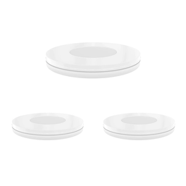 Magnetic LED Puck Lights, CRI90, 3-Piece Kit With 12V Adaptor & Touch Dimmer, 2.2W Each, 450 LM, Under Counter Lighting for Kitchen Desk Closet, White (Changeable Trim-Sold Separately) Magnetic LED Puck Lights, CRI90, 3-Piece Kit With 12V Adaptor & Touch Dimmer, 2.2W Each, 450 LM, Under Counter Lighting for Kitchen Desk Closet, White (Changeable Trim-Sold Separately)