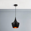 Matte Black Pendant Light Fixture, Gourd style, E26 Base, Steel Body, UL Listed - LEDMyPlace Load image into Gallery viewer, Matte Black Pendant Light Fixture, Gourd style, E26 Base, Steel Body, UL Listed - LEDMyPlace