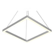 Modern 1 - Square Chandelier Lighting, 40W, 3000K,1917LM, Dimmable, Dimension : 19.7'L'×19.7'W'×55''H - LEDMyPlace Load image into Gallery viewer, Modern 1 - Square Chandelier Lighting, 40W, 3000K,1917LM, Dimmable, Dimension : 19.7'L'×19.7'W'×55''H - LEDMyPlace