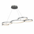 Modern Circular Chandelier, 5 - Light, 92W, 3000K (Warm White), 3677 Lumens, Wheel Chandelier, Dimension: 50.1''x31.6''x110'' - LEDMyPlace Load image into Gallery viewer, Modern Circular Chandelier, 5 - Light, 92W, 3000K (Warm White), 3677 Lumens, Wheel Chandelier, Dimension: 50.1''x31.6''x110'' - LEDMyPlace