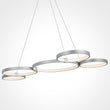 Modern Circular Chandelier, 5 - Light, 92W, 3000K (Warm White), 3677 Lumens, Wheel Chandelier, Dimension: 50.1''x31.6''x110'' - LEDMyPlace Load image into Gallery viewer, Modern Circular Chandelier, 5 - Light, 92W, 3000K (Warm White), 3677 Lumens, Wheel Chandelier, Dimension: 50.1''x31.6''x110'' - LEDMyPlace