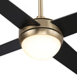 Neva 52 Inch 4 - Blade Best Smart Ceiling Fan With Led Light Kit & Best Smart Wall Switch - Gold/Black - LEDMyPlace Load image into Gallery viewer, Neva 52 Inch 4 - Blade Best Smart Ceiling Fan With Led Light Kit & Best Smart Wall Switch - Gold/Black - LEDMyPlace