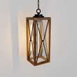 Outdoor Pendant Light Farmhouse Exterior Hanging Lantern with Clear Glass Shade for Porch, Patio, Entryway, ETL List - LEDMyPlace Load image into Gallery viewer, Outdoor Pendant Light Farmhouse Exterior Hanging Lantern with Clear Glass Shade for Porch, Patio, Entryway, ETL List - LEDMyPlace