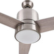 Ranger 52 In. 3 - Blade Led Indoor Wi - Fi Best Smart Ceiling Fan with Light Kit, Best Smart Wall Switch, Alexa/Google Home/Siri Compatible, Silver Wooden Pattern - LEDMyPlace Load image into Gallery viewer, Ranger 52 In. 3 - Blade Led Indoor Wi - Fi Best Smart Ceiling Fan with Light Kit, Best Smart Wall Switch, Alexa/Google Home/Siri Compatible, Silver Wooden Pattern - LEDMyPlace