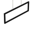 Rectangular Chandelier LED For Office Kitchen Dining Room, 33W, 3000K, 1650LM, LED Pendant Lighting with Matte Black Body Finish, Dimmable, 1 - Light - LEDMyPlace Load image into Gallery viewer, Rectangular Chandelier LED For Office Kitchen Dining Room, 33W, 3000K, 1650LM, LED Pendant Lighting with Matte Black Body Finish, Dimmable, 1 - Light - LEDMyPlace