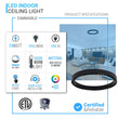 Ring Flush Mount LED Lighting Fixture, 16W/24W, 3000K, 800LM/1200LM, Close to Ceiling lights, Dimmable - LEDMyPlace Load image into Gallery viewer, Ring Flush Mount LED Lighting Fixture, 16W/24W, 3000K, 800LM/1200LM, Close to Ceiling lights, Dimmable - LEDMyPlace