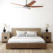 Explorer 52 In. Best Smart Ceiling Fan with Remote Control & Led Light, 5-Blade, Black/fine Wood Grain Pattern, Alexa/Google Home/Siri Compatible Load image into Gallery viewer, Explorer 52 In. Best Smart Ceiling Fan with Remote Control & Led Light, 5-Blade, Black/fine Wood Grain Pattern, Alexa/Google Home/Siri Compatible