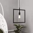 Square Shape Matte Black Pendant Light Fixture, E26 Base, UL Listed for Dry Location - LEDMyPlace Load image into Gallery viewer, Square Shape Matte Black Pendant Light Fixture, E26 Base, UL Listed for Dry Location - LEDMyPlace