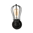 Steel Birdcage Wall Sconce Lighting Fixtures, Matte Black Finish, E26 Base, UL Listed, 3 Years Warranty - LEDMyPlace Load image into Gallery viewer, Steel Birdcage Wall Sconce Lighting Fixtures, Matte Black Finish, E26 Base, UL Listed, 3 Years Warranty - LEDMyPlace