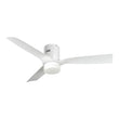 Striver 52" (3 - Blade) White Flush Mount Best Smart Ceiling Fan w/ Dimmable LED Light, Works w/ Remote Control/Alexa/Google Home/Siri - LEDMyPlace Load image into Gallery viewer, Striver 52" (3 - Blade) White Flush Mount Best Smart Ceiling Fan w/ Dimmable LED Light, Works w/ Remote Control/Alexa/Google Home/Siri - LEDMyPlace
