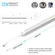 T8 5ft LED Freezer/Cooler Tube Light, V Shape, 36W 5000K, Clear, Refrigerator LED Light - Walk - in Cooler Light - LEDMyPlace Load image into Gallery viewer, T8 5ft LED Freezer/Cooler Tube Light, V Shape, 36W 5000K, Clear, Refrigerator LED Light - Walk - in Cooler Light - LEDMyPlace
