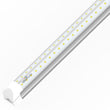 T8 8ft Integrated LED Tube Light 60W V Shape 5000K Daylight White, Clear, Linkable LED Lighting for Garage Warehouse, Upgraded Shop Lights, Plug and Play - LEDMyPlace Load image into Gallery viewer, T8 8ft Integrated LED Tube Light 60W V Shape 5000K Daylight White, Clear, Linkable LED Lighting for Garage Warehouse, Upgraded Shop Lights, Plug and Play - LEDMyPlace