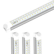 T8 8ft Integrated LED Tube Light 60W V Shape 5000K Daylight White, Clear, Linkable LED Lighting for Garage Warehouse, Upgraded Shop Lights, Plug and Play - LEDMyPlace Load image into Gallery viewer, T8 8ft Integrated LED Tube Light 60W V Shape 5000K Daylight White, Clear, Linkable LED Lighting for Garage Warehouse, Upgraded Shop Lights, Plug and Play - LEDMyPlace