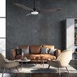 Trailblazer 52 In. Wi - Fi Best Smart Ceiling Fan w/ Remote Control & LED Light, Alexa/Siri/Google Home Compatible, Black/dark Wooden Pattern (3 - Blade) - LEDMyPlace Load image into Gallery viewer, Trailblazer 52 In. Wi - Fi Best Smart Ceiling Fan w/ Remote Control & LED Light, Alexa/Siri/Google Home Compatible, Black/dark Wooden Pattern (3 - Blade) - LEDMyPlace