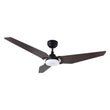 Trailblazer 52 In. Wi - Fi Best Smart Ceiling Fan w/ Remote Control & LED Light, Alexa/Siri/Google Home Compatible, Black/dark Wooden Pattern (3 - Blade) - LEDMyPlace Load image into Gallery viewer, Trailblazer 52 In. Wi - Fi Best Smart Ceiling Fan w/ Remote Control & LED Light, Alexa/Siri/Google Home Compatible, Black/dark Wooden Pattern (3 - Blade) - LEDMyPlace