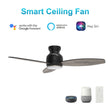 Trendsetter 48'' Best Smart Ceiling Fan with Remote, Light Kit Included, Works with Google Assistant and Amazon Alexa,Siri Shortcut - LEDMyPlace Load image into Gallery viewer, Trendsetter 48'' Best Smart Ceiling Fan with Remote, Light Kit Included, Works with Google Assistant and Amazon Alexa,Siri Shortcut - LEDMyPlace