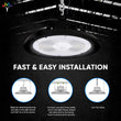 UFO LED High Bay Light 150/120/100 Watt Adjustable, 4000K Cool White, 150LM/W - 155LM/W, 120 - 277VAC, IP65, UL, DLC Listed, 1 - 10V Dim, For LED Warehouse Lighting Retail Workshop Garage Factory Barn Lighting - LEDMyPlace Load image into Gallery viewer, UFO LED High Bay Light 150/120/100 Watt Adjustable, 4000K Cool White, 150LM/W - 155LM/W, 120 - 277VAC, IP65, UL, DLC Listed, 1 - 10V Dim, For LED Warehouse Lighting Retail Workshop Garage Factory Barn Lighting - LEDMyPlace