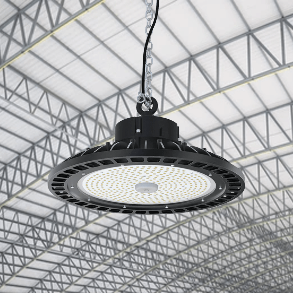thumbnail interactive-video image 1 of KUKUPPO 150W LED Linear High Bay Light - 22500 Lumens Commercial Shop Light Fixture 1 of 3