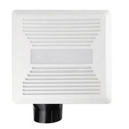 Ultra Quiet Bathroom Exhaust Fan w/ LED Light 4000K, 1000LM, 100 CFM, 0.8 Sones, Ceiling/Wall Mounted Ultra Quiet Bathroom Exhaust Fan w/ LED Light 4000K, 1000LM, 100 CFM, 0.8 Sones, Ceiling/Wall Mounted
