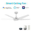 Voyager 52'' Best Smart Ceiling Fan with Remote, Light Kit Included, Works with Google Assistant and Amazon Alexa - LEDMyPlace Load image into Gallery viewer, Voyager 52'' Best Smart Ceiling Fan with Remote, Light Kit Included, Works with Google Assistant and Amazon Alexa - LEDMyPlace