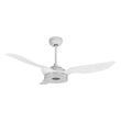 Icebreaker 52 in.(3-Blade) Best Smart Ceiling Fan w/ Dimmable LED Light and Remote, Indoor/Outdoor, White Finish Works w/ Alexa/Google Home/Siri Load image into Gallery viewer, Icebreaker 52 in.(3-Blade) Best Smart Ceiling Fan w/ Dimmable LED Light and Remote, Indoor/Outdoor, White Finish Works w/ Alexa/Google Home/Siri