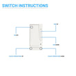 Wireless dimmer Manually Turn on/off and Dim Command - LEDMyPlace Load image into Gallery viewer, Wireless dimmer Manually Turn on/off and Dim Command - LEDMyPlace