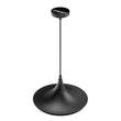matte-black-trumpet-shaped-pendant-light Load image into Gallery viewer, matte-black-trumpet-shaped-pendant-light
