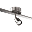 LED Track Lighting, Brushed Nickel Finish, Dimmable, 3000K, Flush Mount Spotlight Ceiling, Directional Ceiling Light for Dining Room, Bedroom, Office Load image into Gallery viewer, LED Track Lighting, Brushed Nickel Finish, Dimmable, 3000K, Flush Mount Spotlight Ceiling, Directional Ceiling Light for Dining Room, Bedroom, Office
