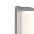 12W Rectangle Shape LED Outdoor Wall Sconce, Painted Silver Finish, White Acrylic Shade, ETL Listed Load image into Gallery viewer, 12W Rectangle Shape LED Outdoor Wall Sconce, Painted Silver Finish, White Acrylic Shade, ETL Listed