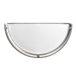 LED Half-Moon Wall Sconce Light 12W, 750 Lumens, Brushed Nickel Finish, White Acrylic Shade, ETL Listed, Hallway Light Fixtures Load image into Gallery viewer, LED Half-Moon Wall Sconce Light 12W, 750 Lumens, Brushed Nickel Finish, White Acrylic Shade, ETL Listed, Hallway Light Fixtures
