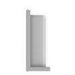 12W Rectangle Shape LED Outdoor Wall Sconce, Painted Silver Finish, White Acrylic Shade, ETL Listed Load image into Gallery viewer, 12W Rectangle Shape LED Outdoor Wall Sconce, Painted Silver Finish, White Acrylic Shade, ETL Listed