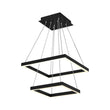 54w-3000k-dimmable-two-tier-square-led-modern-chandelier-lights Load image into Gallery viewer, 54w-3000k-dimmable-two-tier-square-led-modern-chandelier-lights
