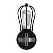 Steel Birdcage Wall Sconce Lighting Fixtures, Matte Black Finish, E26 Base, UL Listed, 3 Years Warranty Load image into Gallery viewer, Steel Birdcage Wall Sconce Lighting Fixtures, Matte Black Finish, E26 Base, UL Listed, 3 Years Warranty