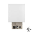 1-Light, Decorative Wall Sconces Light with 1 Switch, 1 USB, 1 Type C & 1 Outlet, Satin Nickel Finish w/ White shade, Wall Mounted Lamps for Home Hotel Corridor Restaurant Load image into Gallery viewer, 1-Light, Decorative Wall Sconces Light with 1 Switch, 1 USB, 1 Type C & 1 Outlet, Satin Nickel Finish w/ White shade, Wall Mounted Lamps for Home Hotel Corridor Restaurant