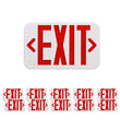 LED Exit Sign with Battery Backup, Double Face, 4W, AC120-277V, Side Mount/Ceiling Mount, Red Letter Emergency Exit Lights Load image into Gallery viewer, LED Exit Sign with Battery Backup, Double Face, 4W, AC120-277V, Side Mount/Ceiling Mount, Red Letter Emergency Exit Lights