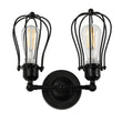 Steel Birdcage Wall Sconce Lighting Fixtures, Matte Black Finish, E26 Base, UL Listed, 3 Years Warranty Load image into Gallery viewer, Steel Birdcage Wall Sconce Lighting Fixtures, Matte Black Finish, E26 Base, UL Listed, 3 Years Warranty