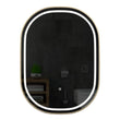 24-x-36-inch-led-lighted-bathroom-mirror-with-gold-frame-touch-sensor-switch-and-cct-remembrance-evo-style Load image into Gallery viewer, 24-x-36-inch-led-lighted-bathroom-mirror-with-gold-frame-touch-sensor-switch-and-cct-remembrance-evo-style