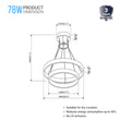 2-ring-modern-led-chandelier-78w-120v-3000k-3985lm Load image into Gallery viewer, 2-ring-modern-led-chandelier-78w-120v-3000k-3985lm