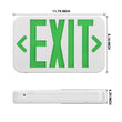 Green LED Exit Sign, Double Sided, 4W, UL,CUL, AC 120V-277V, 90-min Backup Battery, Exit Light for Business, Residential Load image into Gallery viewer, Green LED Exit Sign, Double Sided, 4W, UL,CUL, AC 120V-277V, 90-min Backup Battery, Exit Light for Business, Residential