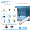 dimmable-led-half-cylinder-vanity-light-fixture Load image into Gallery viewer, dimmable-led-half-cylinder-vanity-light-fixture