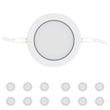 Swivel LED Puck Lights Kit with ETL List, Recessed or Surface Mount Design, CRI90, 3-Piece Kit With 12V Adaptor & Touch Dimmer, Linkable, 3x3.5 Watts, 750 Lumens, White Load image into Gallery viewer, Swivel LED Puck Lights Kit with ETL List, Recessed or Surface Mount Design, CRI90, 3-Piece Kit With 12V Adaptor & Touch Dimmer, Linkable, 3x3.5 Watts, 750 Lumens, White