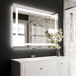 Backlit/Frontlit, Vanity Mirror with Lights, Touch Switch, Anti-Fog, Adjustable 3-Color Temperature & Remembrance, CRI 90+, LED Mirror for Bathroom, Accord Style Load image into Gallery viewer, Backlit/Frontlit, Vanity Mirror with Lights, Touch Switch, Anti-Fog, Adjustable 3-Color Temperature & Remembrance, CRI 90+, LED Mirror for Bathroom, Accord Style