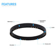 led-ring-flush-mount-ceiling-light-dimmable Load image into Gallery viewer, led-ring-flush-mount-ceiling-light-dimmable