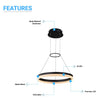 1-ring-modern-nature-white-led-pendant-light-29w-3000k-1532lm Load image into Gallery viewer, 1-ring-modern-nature-white-led-pendant-light-29w-3000k-1532lm